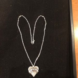 “Nana “ charm on silver tone chain